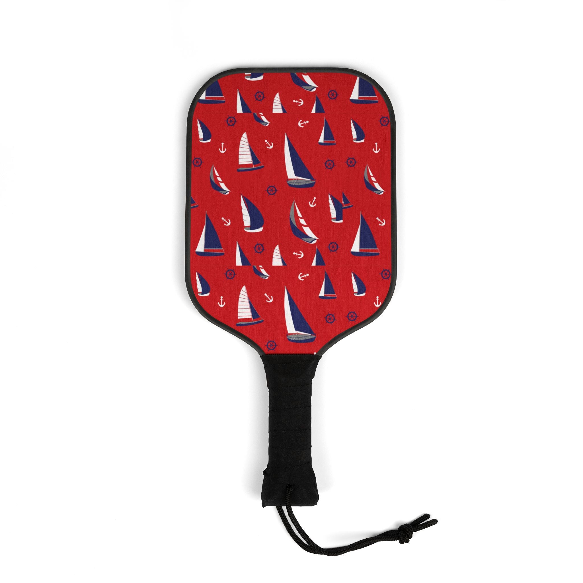 Red Sailboat Pickleball Set (2 Paddles + 2 Balls)