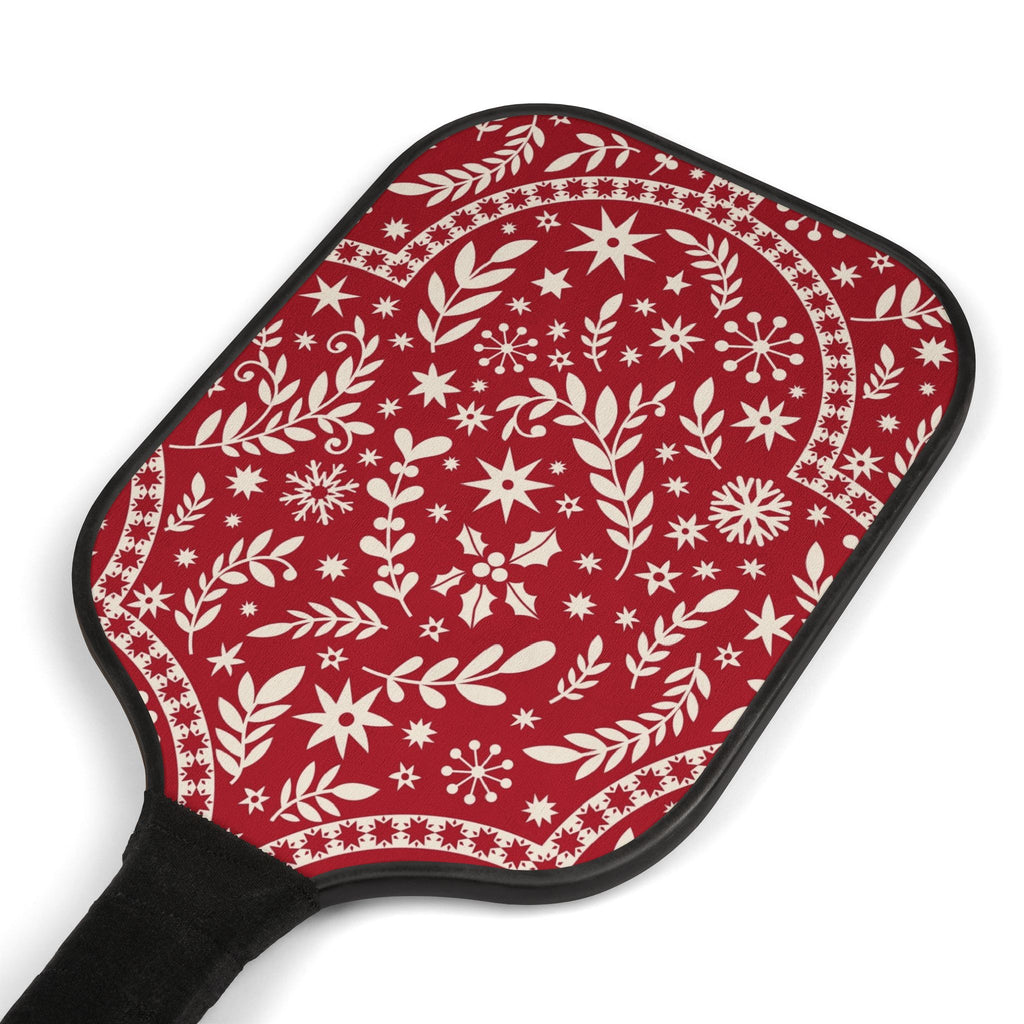 Red Bandana Pickleball Set (2 Paddles + 2 Balls)