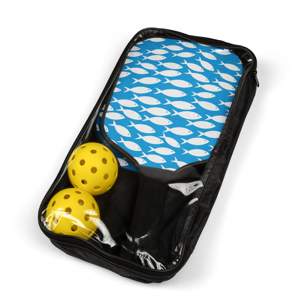 Fish School Pickleball Set (2 Paddles + 2 Balls)