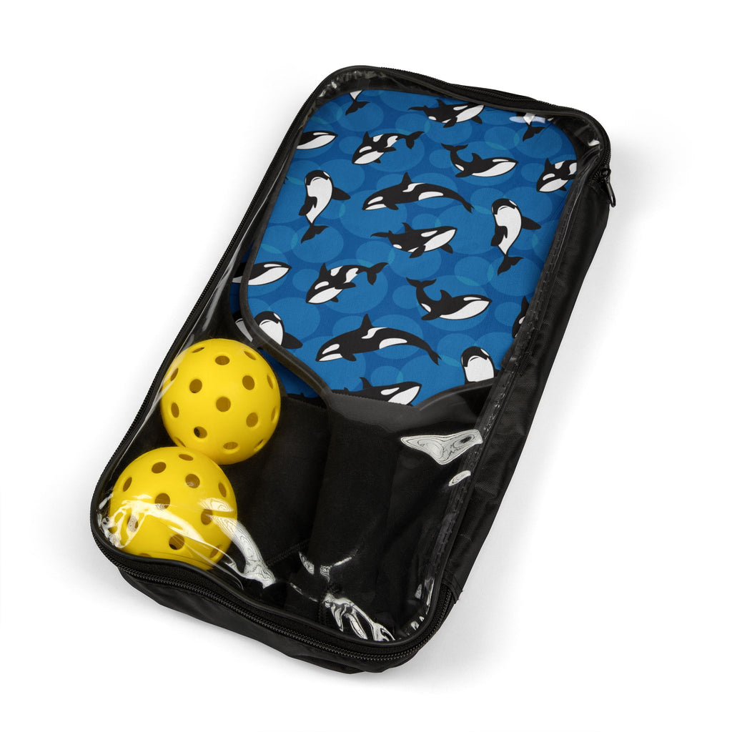 Blue Orca Pickleball Set (2 Paddles + 2 Balls)