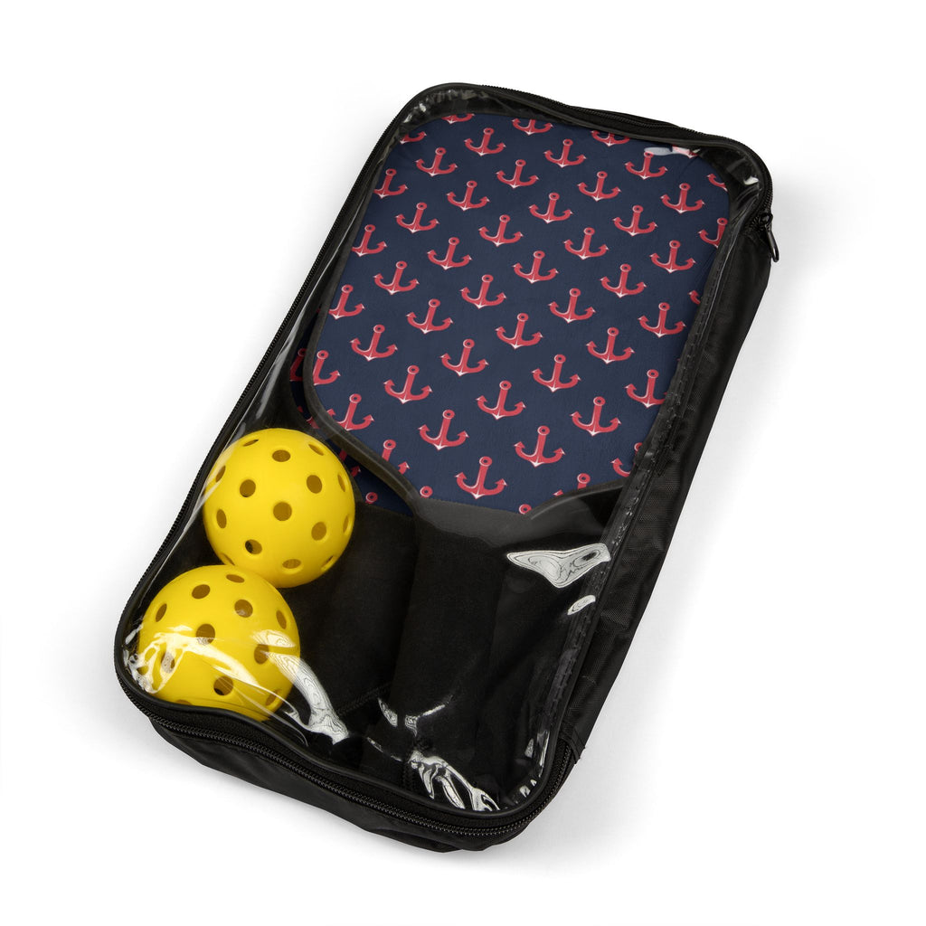 Coral Anchor Pickleball Set (2 Paddles + 2 Balls)