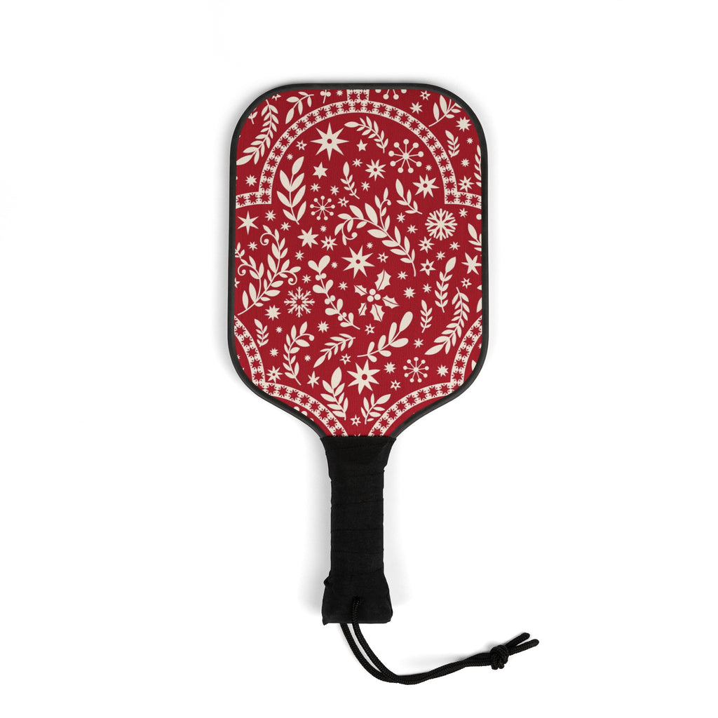 Red Bandana Pickleball Set (2 Paddles + 2 Balls)