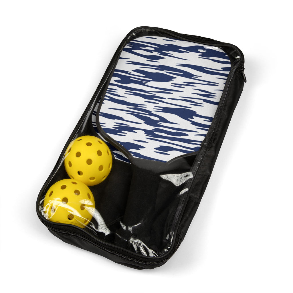 Navy Wave Pickleball Set (2 Paddles + 2 Balls)