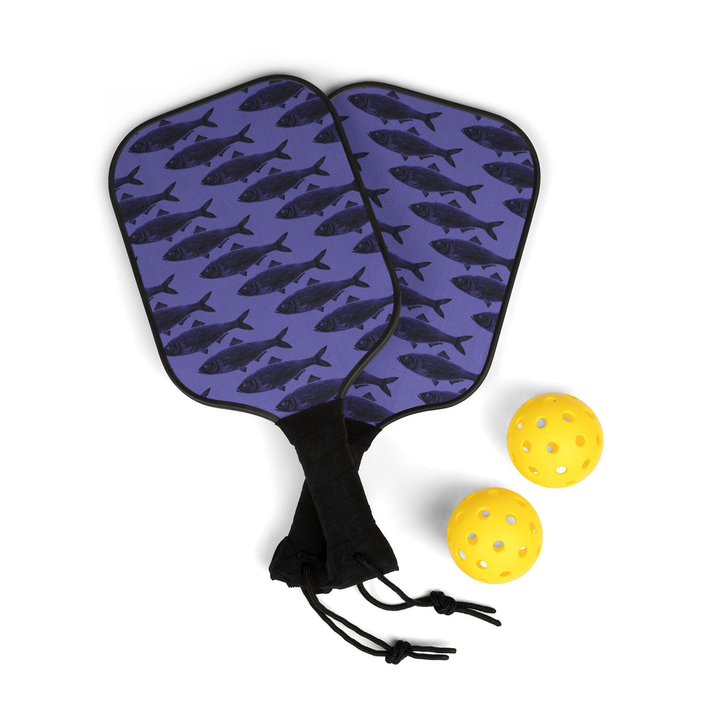 Dark Fish Pickleball Set (2 Paddles + 2 Balls)