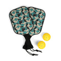 Bohemian Fish Pattern Pickleball Set (2 Paddles + 2 Balls)