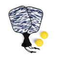 Navy Wave Pickleball Set (2 Paddles + 2 Balls)